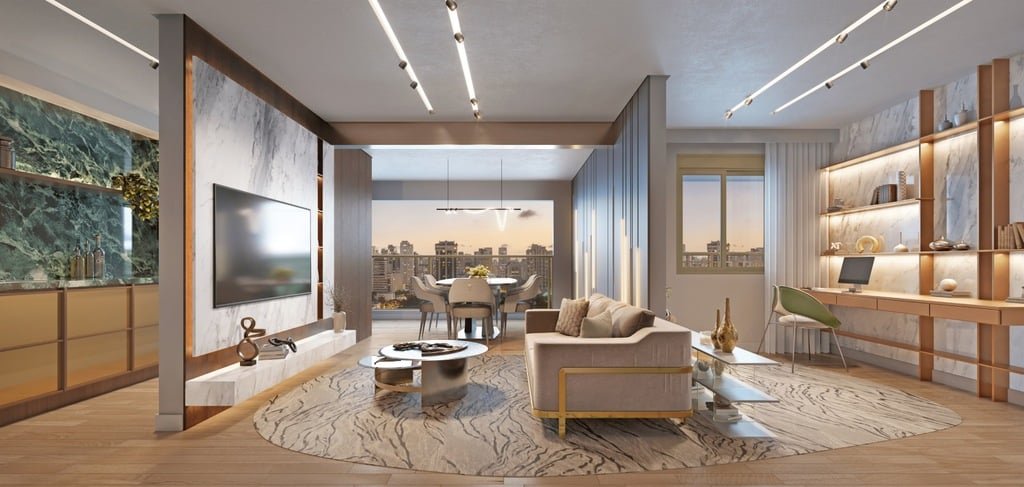 Apartamento à venda com 3 quartos, 121m² - Foto 2