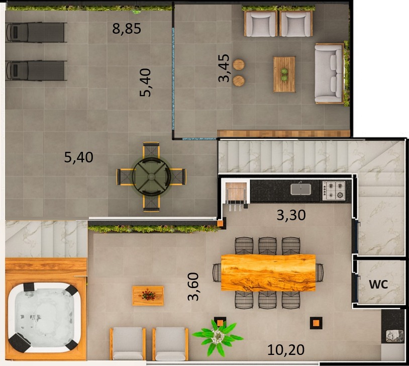 Cobertura com 3 dormit&oacute;rios &agrave; venda,188m&sup2; - Condom&iacute;nio Terra&ccedil;o Boa Vista -Sorocaba -SP Rua José Tosi Sorocaba - 