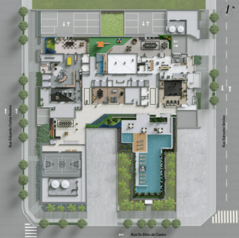 Studio 25 m² Vila Dom Pedro I Rua Salvador Simões São Paulo - 
