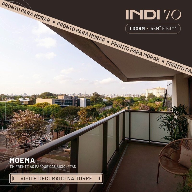 Indi 70 Duplex 1 Suíte Avenida Indianópolis São Paulo - 