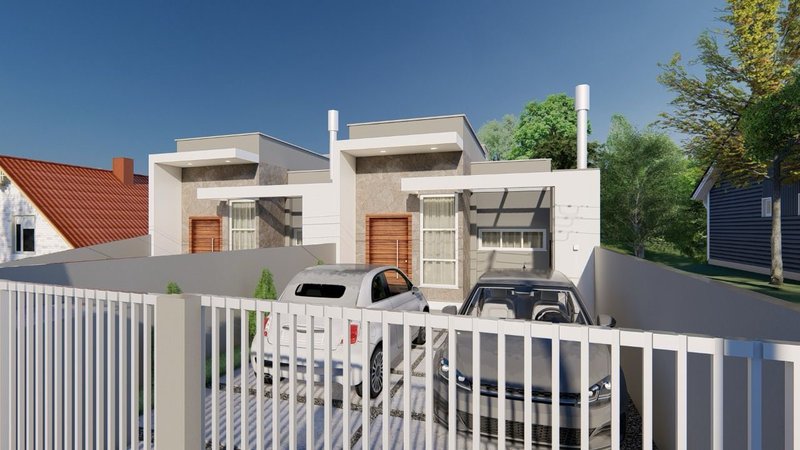 CASA COM 1 SUÍTE MAIS 2 DORMITÓRIOS NO RIO BRANCO - Brusque - 