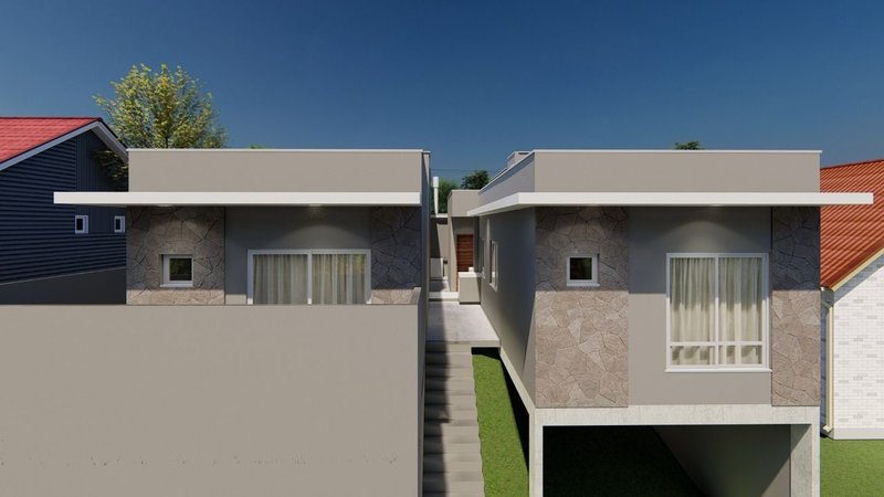 CASA COM 1 SUÍTE MAIS 2 DORMITÓRIOS NO RIO BRANCO - Brusque - 