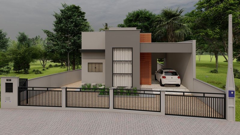 CASA COM 2 DORMITÓRIOS NO LAGEADO BAIXO - Guabiruba - 