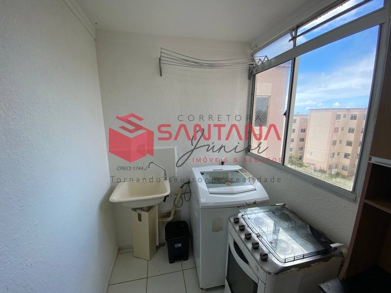 Apartamento 2/4 semi mobiliado no Caji.  (INDISPONÍVEL) Rua José Leite Lauro de Freitas - 