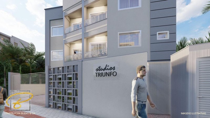 APARTAMENTO FLAT 1 DORMITÓRIO NA SANTA TEREZINHA - Brusque - 