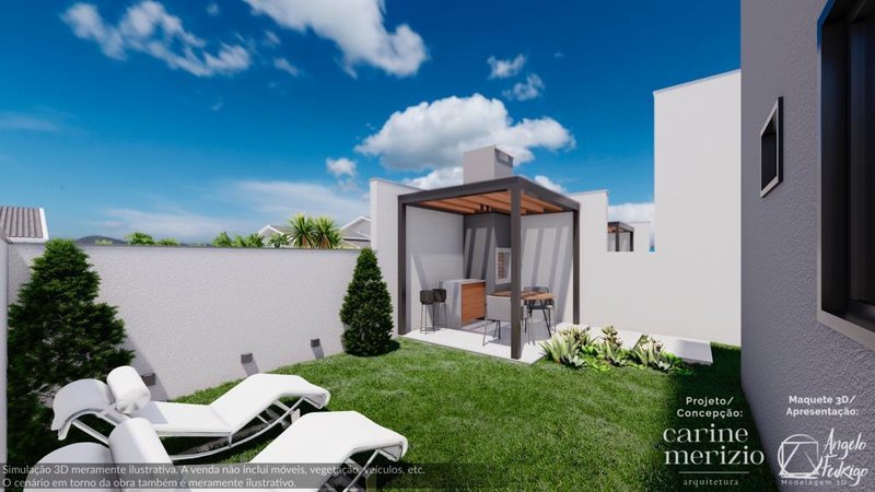CASA COM 1 SUÍTE MAIS 2 DORMITÓRIOS NO CENTRO - Guabiruba - 