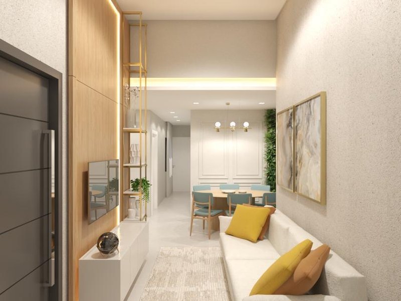 CASA COM 1 SUÍTE MAIS 2 DORMITÓRIOS NO CENTRO - Guabiruba - 