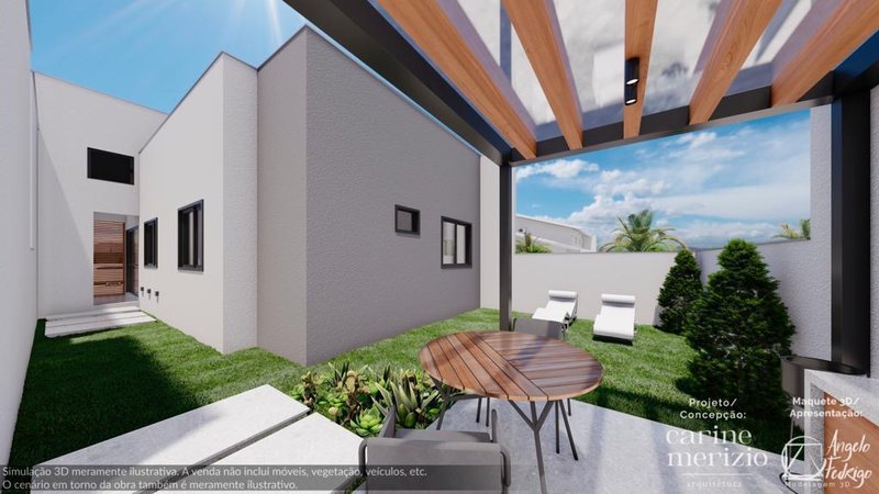 CASA COM 1 SUÍTE MAIS 2 DORMITÓRIOS NO CENTRO - Guabiruba - 