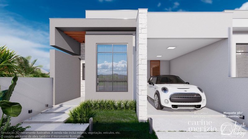 CASA COM 1 SUÍTE MAIS 2 DORMITÓRIOS NO CENTRO - Guabiruba - 