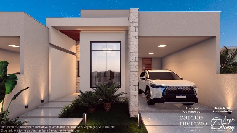 CASA COM 1 SUÍTE MAIS 2 DORMITÓRIOS NO CENTRO - Guabiruba - 