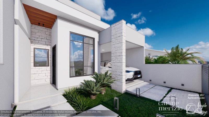 CASA COM 1 SUÍTE MAIS 2 DORMITÓRIOS NO CENTRO - Guabiruba - 