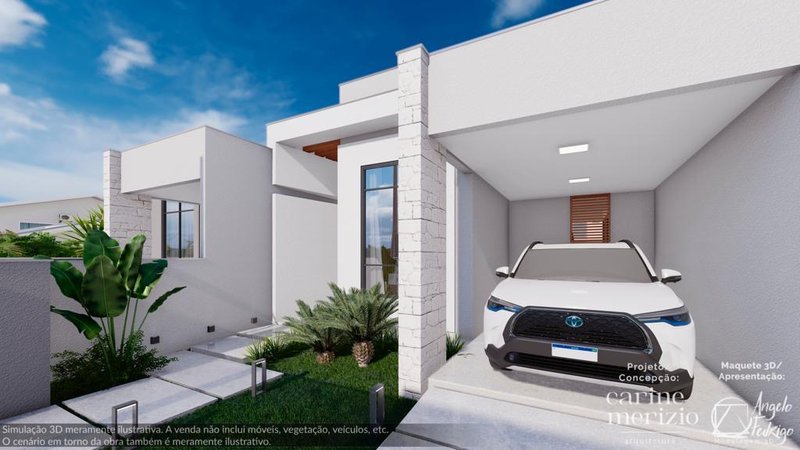 CASA COM 1 SUÍTE MAIS 2 DORMITÓRIOS NO CENTRO - Guabiruba - 