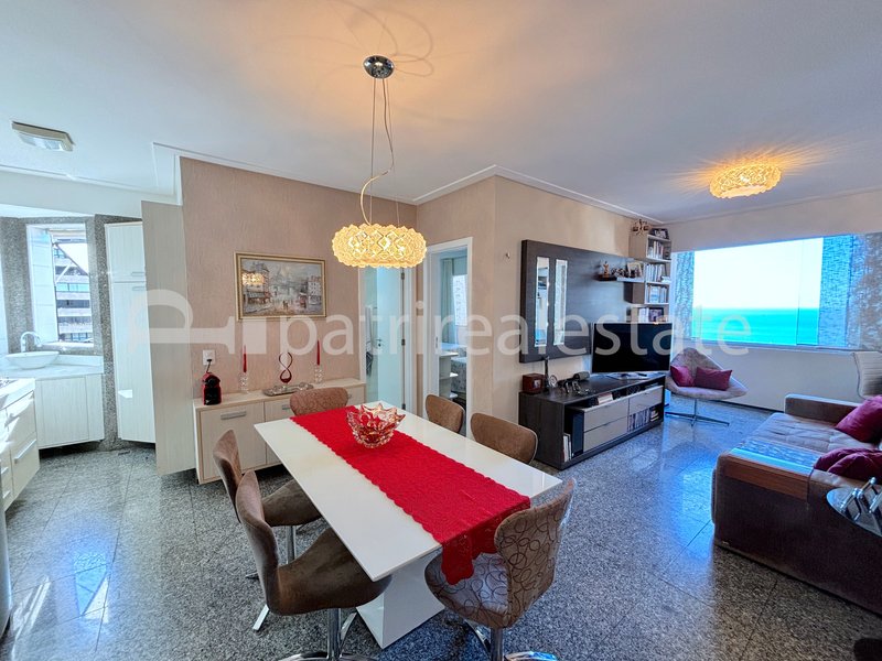 Flat Vista Mar Mobiliado 51 m² a uma quadra da Av. Beira Mar. Meireles - Fortaleza – CE Rua Tibúrcio Cavalcanti Fortaleza - 