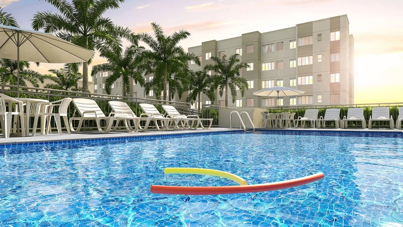 Garden Viva Vida Realengo - Fase 4 2 dormitórios 44m² Itajaí Rio de Janeiro - Piscina