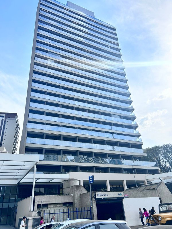 Studio Garden com localização privilegiada no metro Paraíso Avenida Bernardino de Campos São Paulo - 
