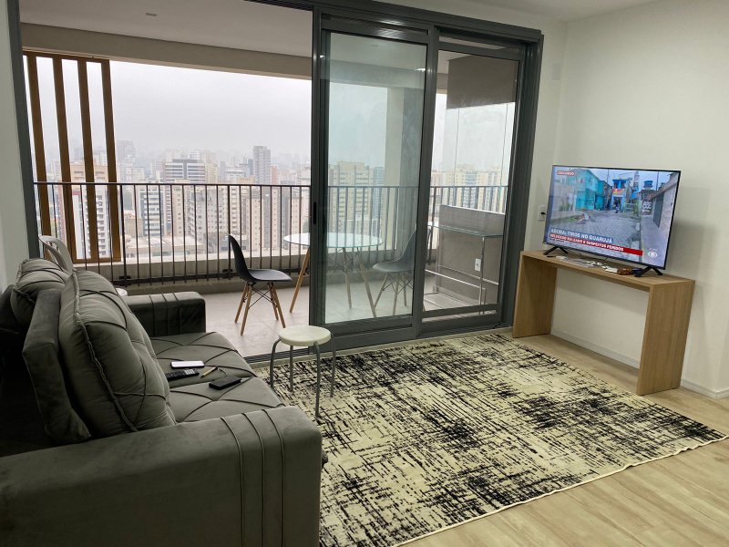 ARQ VILA MARIANA, 63m² COM UMA VISTA INCRIVEL Rua Jorge Tibiriçá São Paulo - SALA