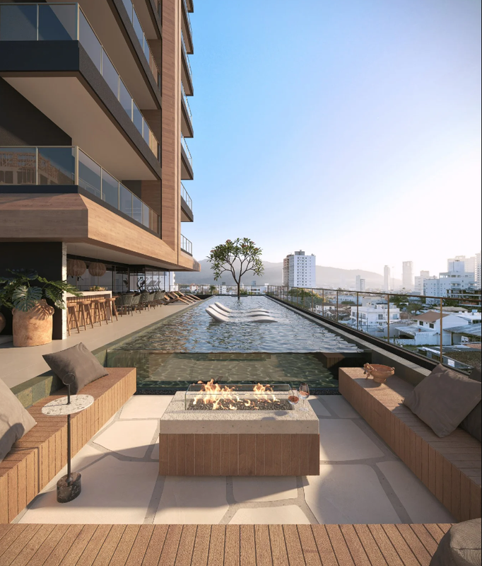 Apartamento Honor 3 suítes 132m² 264 Itapema - Piscina