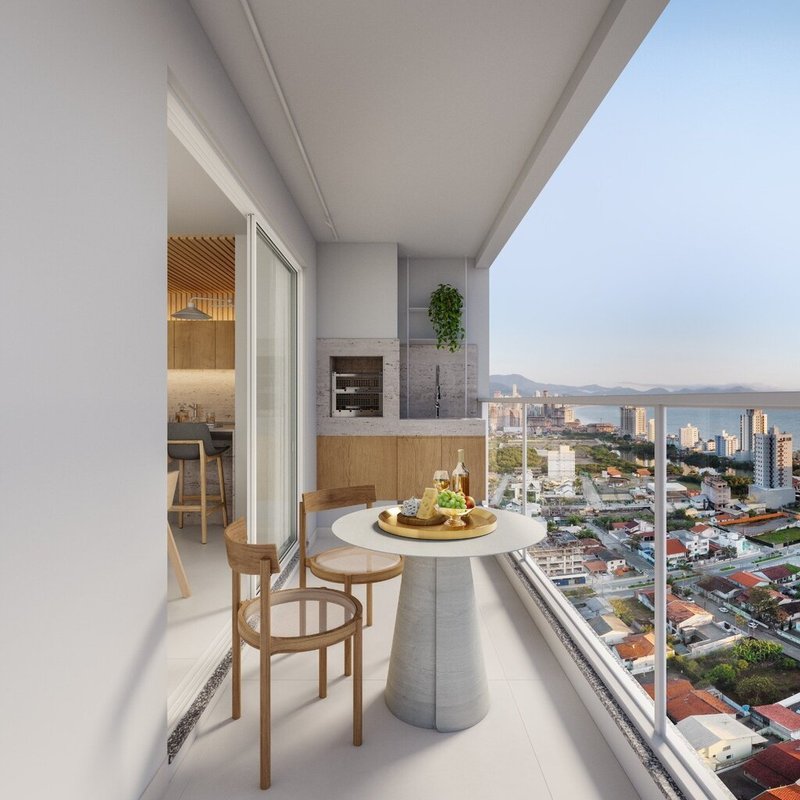 Duplex Seven 3 suítes 163m² Felix Walendowsky Porto Belo - Terraco