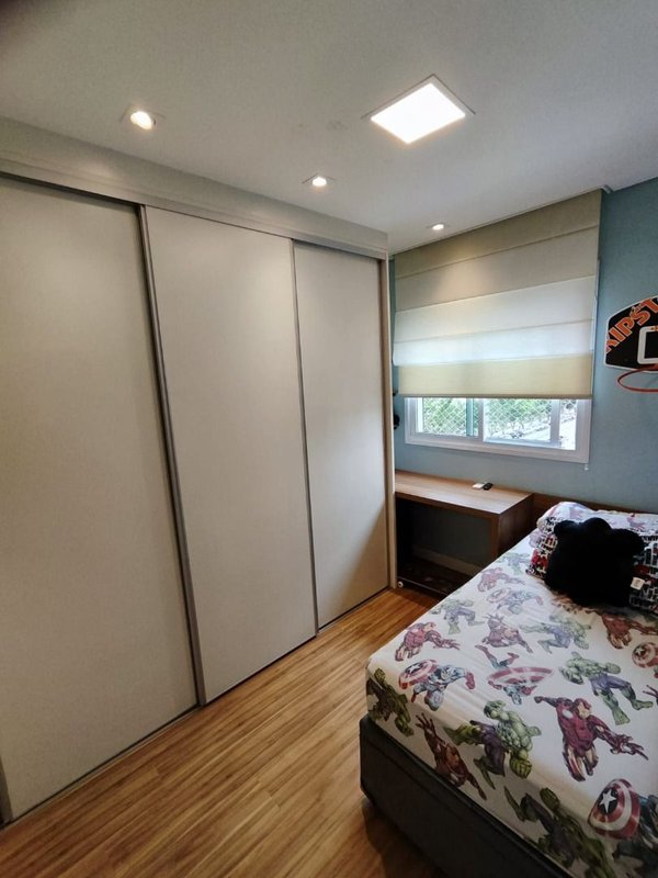 Apartamento Luzes - Mogilar - Decorado, 03 dorms, 01 suíte, cozinha integrada com sala - Mogi das Cruzes - 