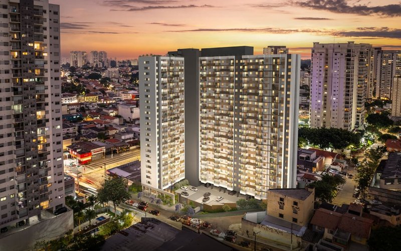 Apartamento Mérito Vila Mascote 1 dormitório 34m² Doutor Djalma Pinheiro Franco São Paulo - Fachada
