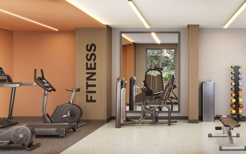 Apartamento Mérito Vila Mascote 1 dormitório 34m² Doutor Djalma Pinheiro Franco São Paulo - Fitness