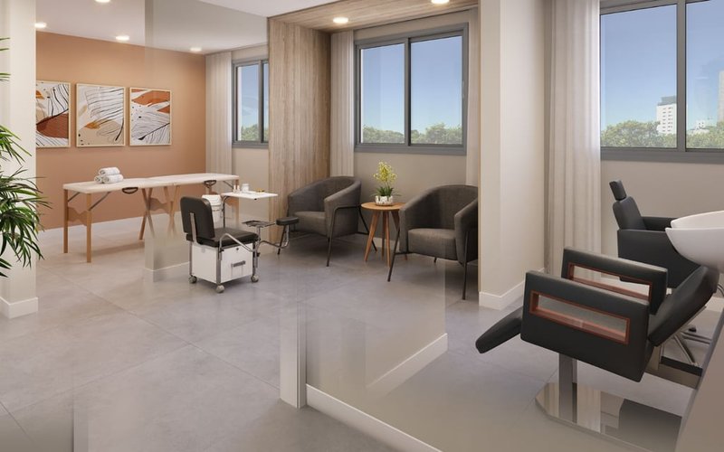 Apartamento Mérito Vila Mascote 1 dormitório 34m² Doutor Djalma Pinheiro Franco São Paulo - Espaco beauty