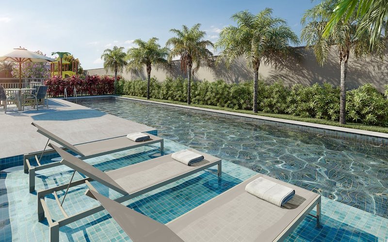 Apartamento Mérito Vila Mascote 1 dormitório 34m² Doutor Djalma Pinheiro Franco São Paulo - Piscina