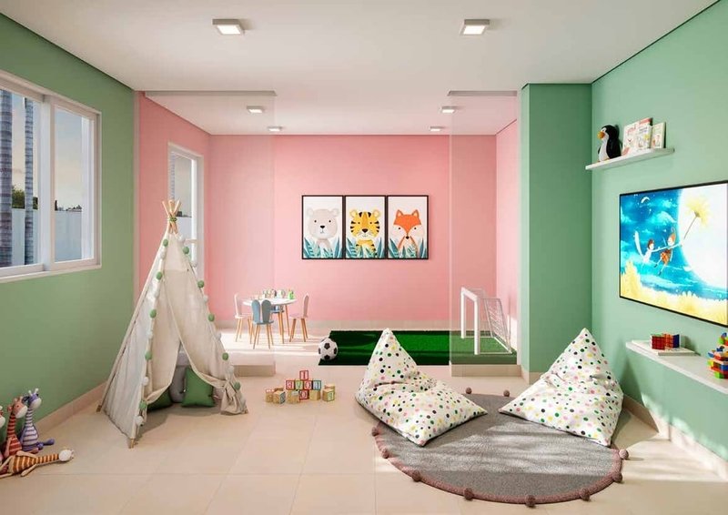 Apartamento Portal Pacaembu Vila Pompéia 2 dormitórios 35m² dos Americanos São Paulo - Brinquedoteca