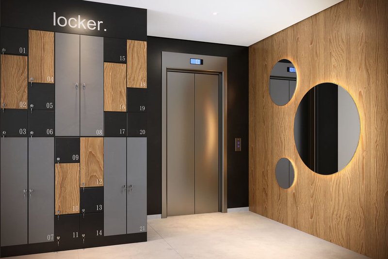 Apartamento Soberano Guilhermina - Residencial 2 dormitórios 38m² Santo Alexandre São Paulo - Hall