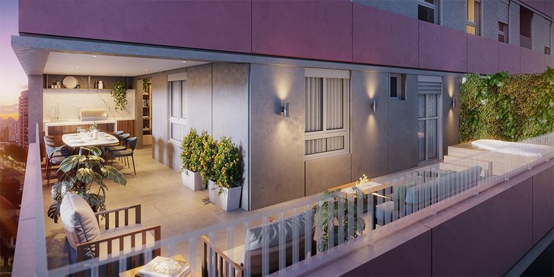 Apartamento Soberano Guilhermina - Residencial 2 dormitórios 38m² Santo Alexandre São Paulo - Terraco