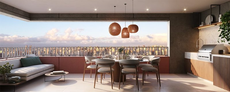 Apartamento Soberano Guilhermina - Residencial 2 dormitórios 38m² Santo Alexandre São Paulo - Terraco