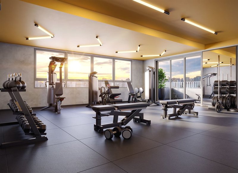 Apartamento Soberano Guilhermina - Residencial 2 dormitórios 38m² Santo Alexandre São Paulo - Fitness
