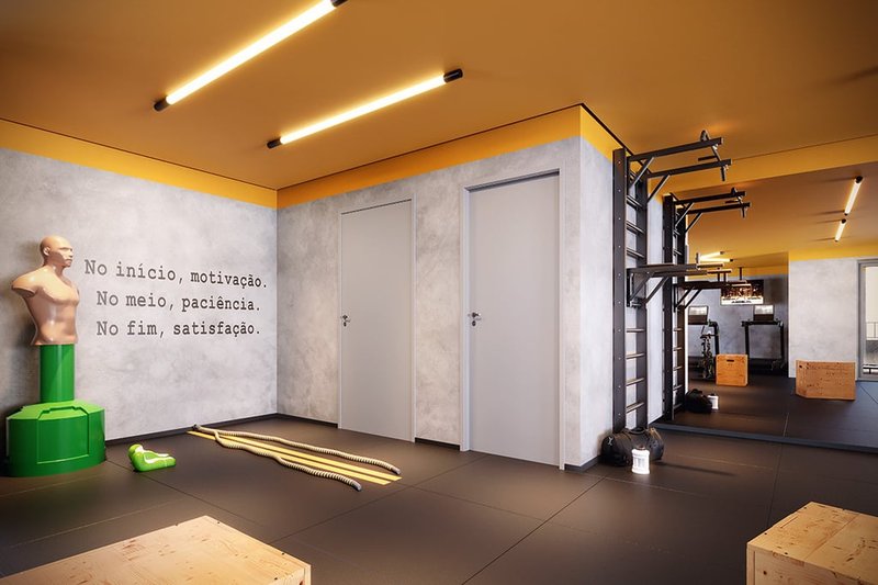 Apartamento Soberano Guilhermina - Residencial 2 dormitórios 38m² Santo Alexandre São Paulo - Fitness
