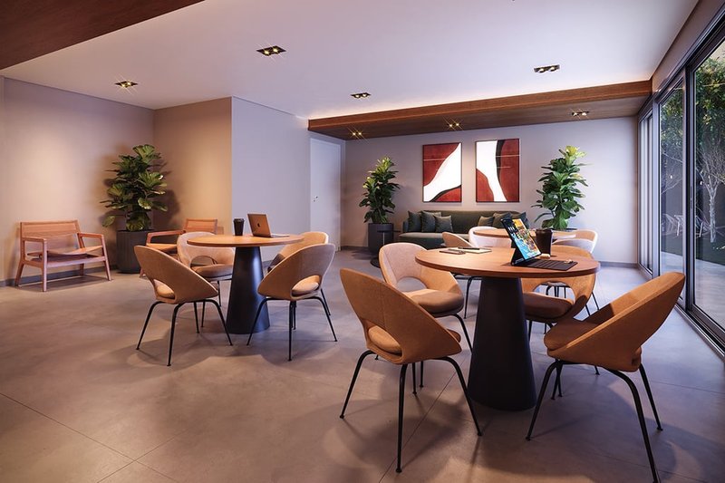 Apartamento Soberano Guilhermina - Residencial 2 dormitórios 38m² Santo Alexandre São Paulo - Coworking