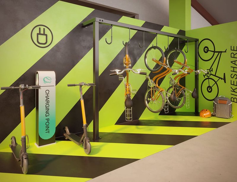 Apartamento Soberano Guilhermina - Residencial 2 dormitórios 38m² Santo Alexandre São Paulo - Bicicletario
