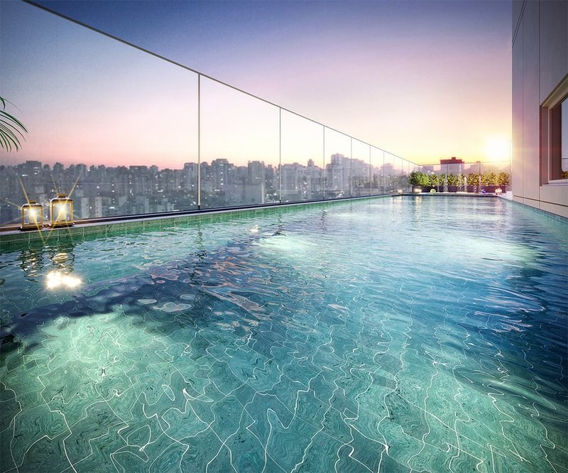 Apartamento Soberano Guilhermina - Residencial 2 dormitórios 38m² Santo Alexandre São Paulo - Piscina