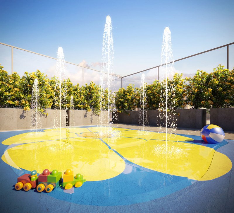 Apartamento Soberano Guilhermina - Residencial 2 dormitórios 38m² Santo Alexandre São Paulo - Aquaplay
