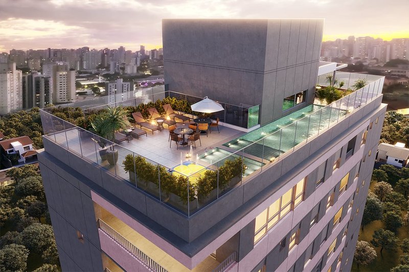Apartamento Soberano Guilhermina - Residencial 2 dormitórios 38m² Santo Alexandre São Paulo - Voo de passaro