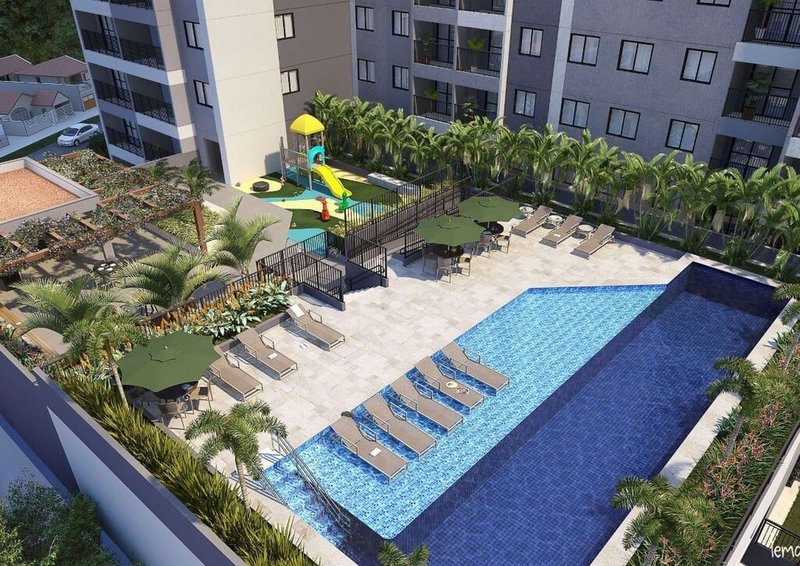 Garden Kazzas Park Nova Atlântica 2 dormitórios 54m² Nelson Romão São Paulo - Piscina
