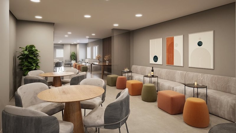 Apartamento Gran Spot 2 dormitórios 39m² Jericino São Paulo - Salao de festas