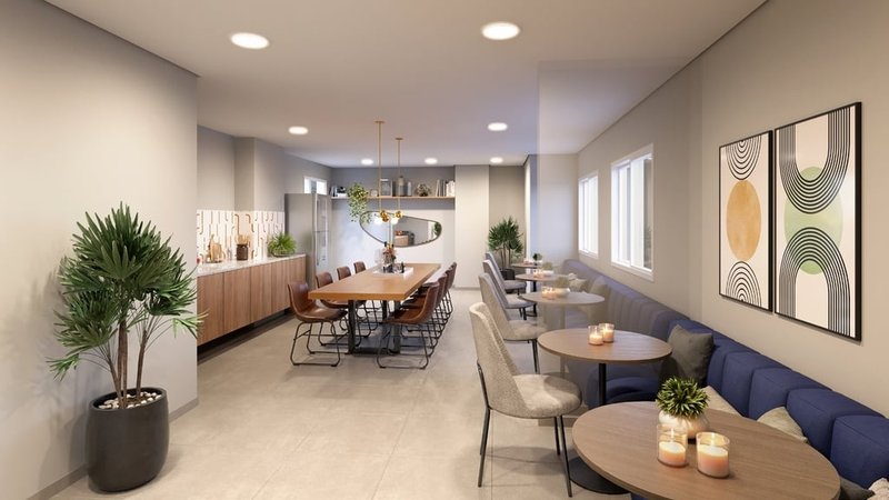 Apartamento Gran Spot 2 dormitórios 39m² Jericino São Paulo - Salao de festas