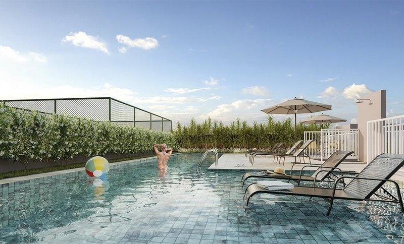 Apartamento Gran Spot 2 dormitórios 39m² Jericino São Paulo - Piscina