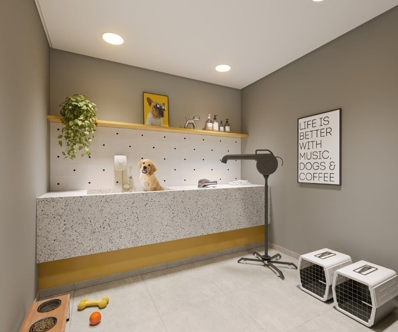 Apartamento Gran Sky 1 suíte 70m² Jericino São Paulo - Pet care