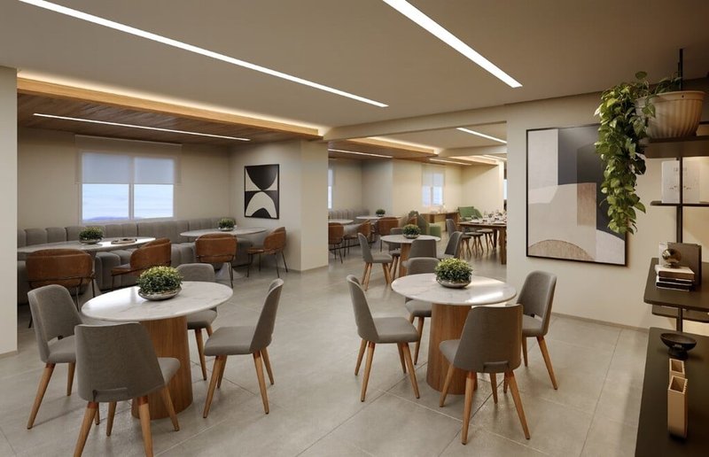 Apartamento Gran Sky 1 suíte 56m² Jericino São Paulo - Salao de festas