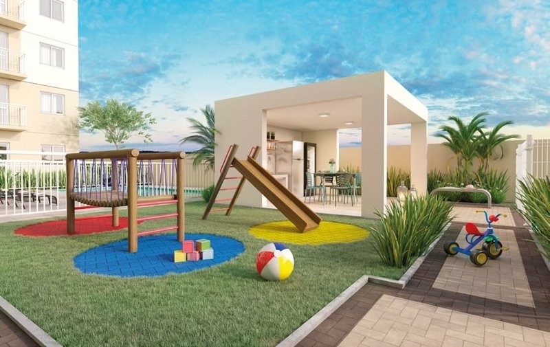 Apartamento Plano&Parque Nabuco Sabiá I 1 suíte 27m² Manuel Alves de Siqueira São Paulo - Playground