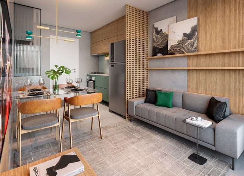 Apartamento Plano&Mais Itaquera Marabá 2 dormitórios 31m² São Félix do Piauí São Paulo - Living