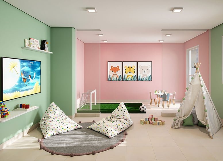 Apartamento Plano&Mais Itaquera Marabá 2 dormitórios 31m² São Félix do Piauí São Paulo - Brinquedoteca