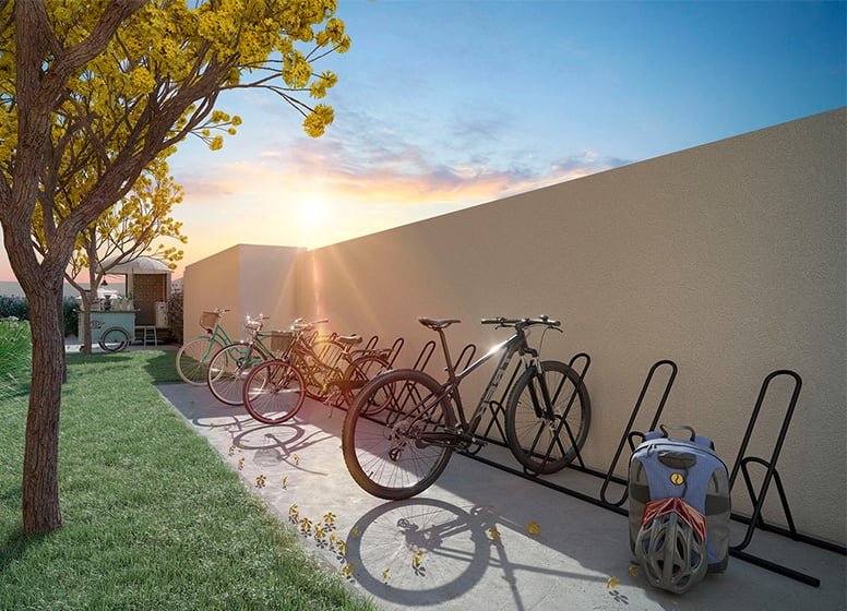 Apartamento Plano&Mais Itaquera Marabá 2 dormitórios 31m² São Félix do Piauí São Paulo - Bicicletario