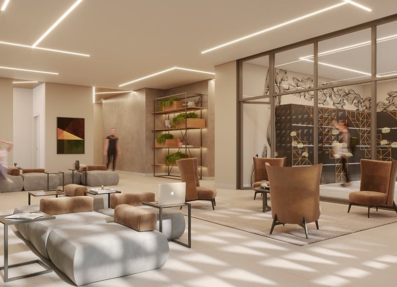 Apartamento Oriz by Plano&Plano - Residencial 39.31m² 2D Dom Manuel São Paulo - Hall