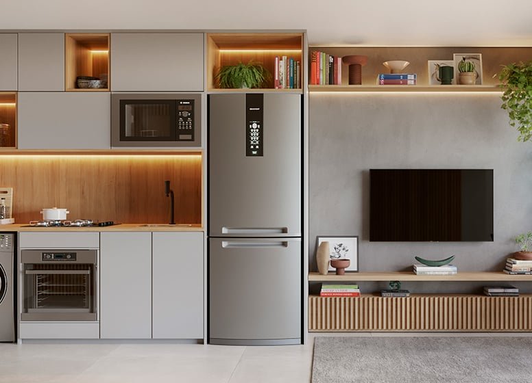 Apartamento Oriz by Plano&Plano - Residencial 39.31m² 2D Dom Manuel São Paulo - Cozinha